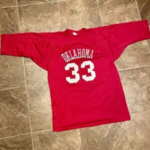1980’s Vintage OU/ Oklahoma Sooners #33 1494 football jersey 🏈